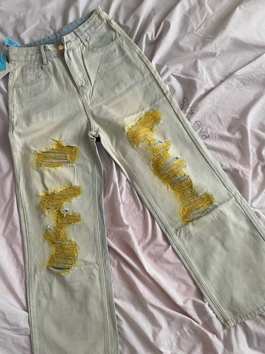 شلوار نیم بگ زاپ دار کاستوم